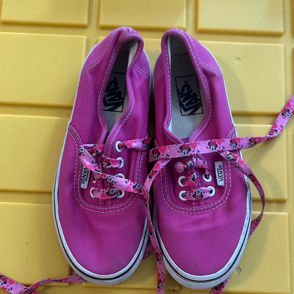 Vans Kids Floral Pink Sneakers